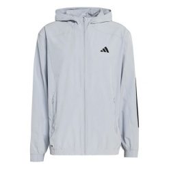 Kurtka z dresu adidas Tech Essentials. Szare kurtki męskie Adidas, m, bez wzorów, z dresówki, klasyczne, bez kaptura. Za 250.50 zł.