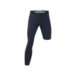 Legginsy prostokątne Rigorer. Czarne legginsy damskie RIGORER, bez wzorów, z materiału. Za 189.00 zł.