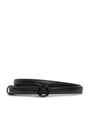 Pinko Pasek Damski Love Berry H1 Belt. PE 24 PLT01 102148 A1K2 Czarny. Czarne paski damskie Pinko, bez wzorów, ze skóry. Za 219.99 zł.