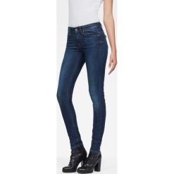 G-Star Raw - Jeansy Midge Zip. Niebieskie jeansy damskie G-Star Raw, bez wzorów, z bawełny. W wyprzedaży za 399.90 zł.