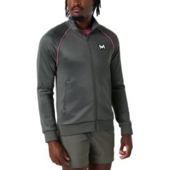 Kurtka z dresu Mouratoglou Paris. Czerwone kurtki sportowe męskie MOURATOGLOU, m, bez wzorów, z dresówki, bez kaptura, na fitness i siłownię. Za 405.00 zł.