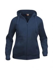 Clique Basic Hoody Full Zip Women – Blu granatowy rozpinana bluza z kapturem. Niebieskie bluzy damskie CLIQUE, m, bez wzorów, z bawełny, bez ramiączek, z kapturem. Za 187.03 zł.