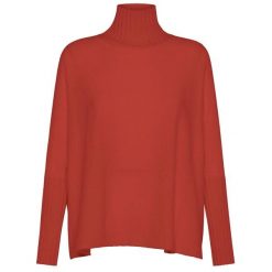 Sweter Deha Sweter Z Wysokim Kołnierzem Wooly Blend Damskie. Brązowe swetry nierozpinane damskie Deha, s, bez wzorów, z kaszmiru, bez kołnierzyka, bez ramiączek. Za 484.99 zł.