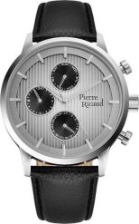 Zegarek Pierre Ricaud Zegarek męski Pierre Ricaud P97230.5217QF czarny. Czarne zegarki męskie Pierre Ricaud, bez wzorów. Za 360.00 zł.