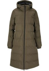 Parka dla kobiet Whistler Abella. Zielone parki damskie Whistler, bez wzorów, z materiału, bez kaptura. Za 387.00 zł.