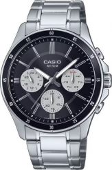 Zegarek Casio ZEGAREK MĘSKI CASIO MTP-1374D-1A3 (zd063i) + BOX. Zegarki męskie Casio, bez wzorów. Za 433.05 zł.