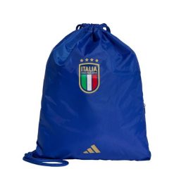 Torba Italy Football Gym. Niebieskie torby sportowe męskie Adidas, bez wzorów, z materiału. Za 89.95 zł.
