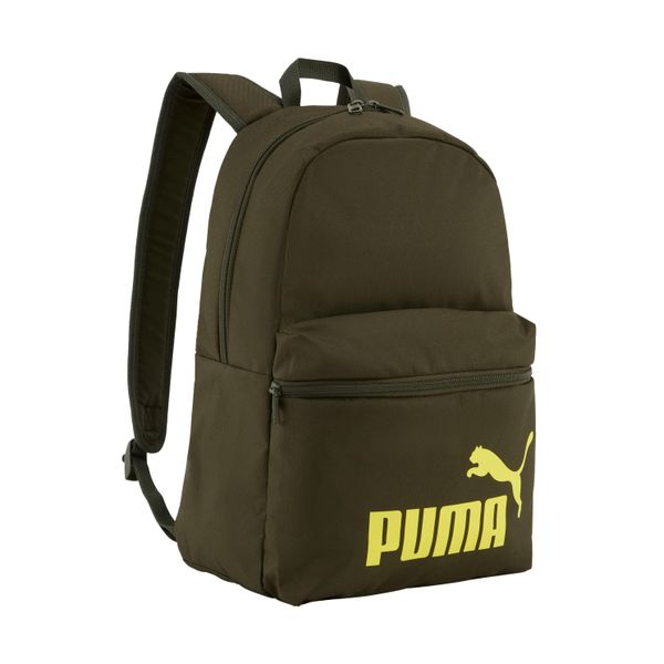 Plecak Puma. Zielone plecaki męskie Puma, bez wzorów, z materiału, sportowe. Za 132.00 zł.