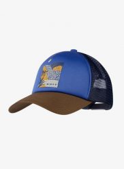 Czapka z daszkiem Buff Trucker Cap - arand blue. Niebieskie czapki damskie Buff, bez wzorów, z bawełny. Za 109.99 zł.