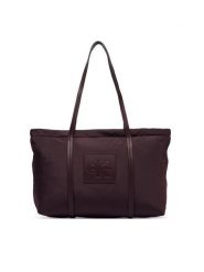 Calvin Klein Torebka Medium Tote LV04F3869G Bordowy. Czerwone shopperki damskie Calvin Klein, bez wzorów, z materiału, bez dodatków. Za 449.99 zł.