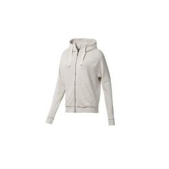 Bluza sportowa damska Reebok Training Essentials Marble Logo Full Zip. Brązowe bluzy damskie Reebok, bez wzorów, sportowe, bez ramiączek, z kapturem. Za 283.00 zł.