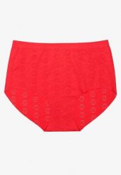 Czerwona Bielizna Modelująca Majtki High Waist Lilialira. Czerwona majtki damskie Renee, z jeansu. Za 9.99 zł.