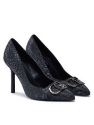 Liu Jo Szpilki Giusy 09 SF4183 Czarny. Czarne szpilki damskie Liu Jo, bez wzorów, z materiału, bez obcasa, na szpilce, bez zapięcia. Za 799.99 zł.