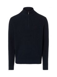 Fynch-Hatton sweter z dzianiny Mężczyźni Bawełna niebieski, L. Niebieskie swetry męskie Fynch-Hatton, l, bez wzorów, z bawełny, bez kołnierzyka, bez ramiączek. Za 399.95 zł.