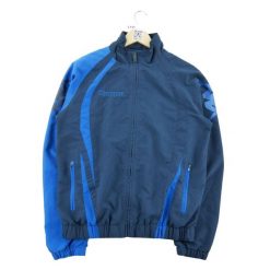 Second life - Kappa Kurtka dresowa męska Vintage - Jak nowy. Niebieskie kurtki sportowe męskie Kappa, l, bez wzorów, z dresówki, bez kaptura, na fitness i siłownię. Za 127.76 zł.