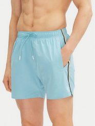 BOSS Szorty kąpielowe Iconic 50491594 Niebieski Regular Fit. Niebieskie kąpielówki męskie Boss, bez wzorów, z syntetyku. Za 279.99 zł.