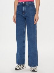 Tommy Jeans Jeansy Claire DW0DW17191 Niebieski Wide Leg. Niebieskie jeansy damskie Tommy Jeans, bez wzorów, z bawełny. Za 309.99 zł.