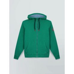 Bluza męska z kapturem TBS Gianizip. Niebieskie bluzy sportowe męskie TBS, l, bez wzorów, z kapturem. Za 349.00 zł.