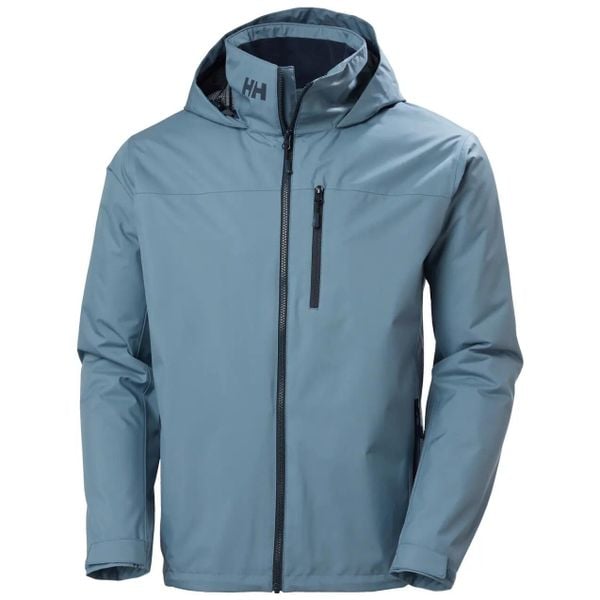 Kurtka wodoodporna z kapturem Helly Hansen Crew 2. Niebieskie kurtki męskie Helly Hansen, na lato, l, bez wzorów, z materiału, z kapturem. Za 769.00 zł.