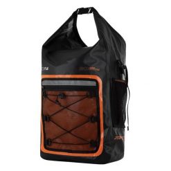 Plecak Techniczny Zone3 30L Open Water Dry Bag – Pomarańczowy/Czarny. Brązowe plecaki męskie ZONE3, bez wzorów, sportowe. Za 463.85 zł.