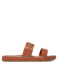 Aldo Klapki Lagoon 13749052 Brązowy. Brązowe klapki damskie Aldo, bez wzorów, ze skóry, bez obcasa, bez zapięcia. Za 179.99 zł.