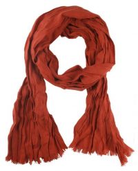 Przejściowy Szalik (Wiosenno-Jesienny) - V. Fraas - Pomarańczowy. Brązowe szaliki męskie V. Fraas, bez wzorów, z materiału. Za 49.00 zł.