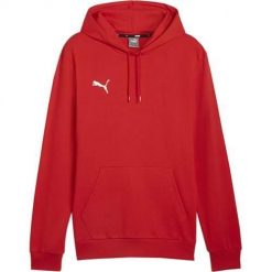 Bluza sportowa męska Puma B23606. Czerwone bluzy sportowe męskie Puma, l, bez wzorów, z kapturem, do piłki nożnej. Za 186.00 zł.