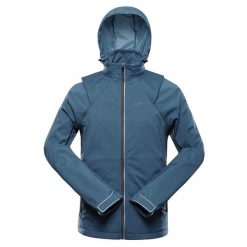 Kurtka męska sportowa z odpinanymi rękawami Alpine Pro Spert 2. Niebieskie kurtki sportowe męskie Alpine Pro, m, bez wzorów, z softshellu, bez kaptura, trekkingowe. W wyprzedaży za 489.00 zł.