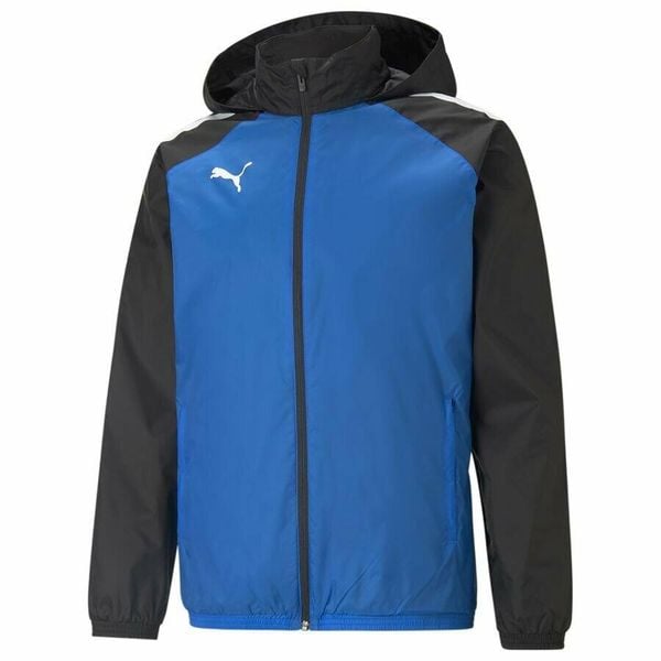 Kurtka Puma Team Liga All Weather. Niebieskie kurtki męskie Puma, m, bez wzorów, sportowe, bez kaptura. Za 232.50 zł.