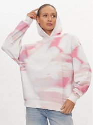 Calvin Klein Jeans Bluza Diffused J20J223090 Kolorowy Oversize. Bluzy damskie Calvin Klein Jeans, l, bez wzorów, z bawełny, bez ramiączek, bez kaptura. Za 449.99 zł.
