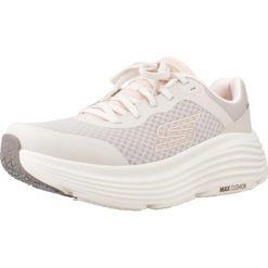 Buty SKECHERS MAX CUSHIONING ENDEAVOUR Beżowy. Brązowe obuwie sportowe damskie Skechers, bez wzorów, bez zapięcia, na fitness i siłownię. Za 590.00 zł.