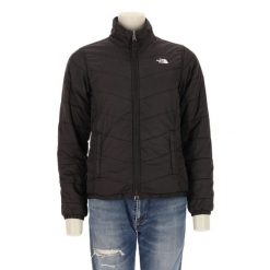 Second life - Kurtka puchowa TNF Black dla kobiet - Stan bardzo dobry. Czarne kurtki sportowe damskie The North Face, na zimę, l, bez wzorów, z puchu, bez ramiączek, bez kaptura, trekkingowe. Za 255.56 zł.
