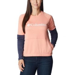 Bluza turystyczna damska Columbia Windgates Crew. Czerwone bluzy damskie Columbia, s, bez wzorów, sportowe, bez ramiączek, bez kaptura. W wyprzedaży za 279.00 zł.
