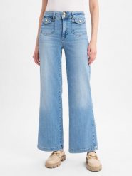 MOS MOSH Dżinsy bootcut - MMColette Kobiety niebieski, 30. Niebieskie jeansy damskie Mos Mosh, bez wzorów, z bawełny, eleganckie, z podwyższonym stanem. Za 649.95 zł.