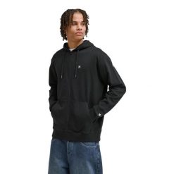 Bluza na zamek dla Mężczyzn LORION Czarny. Czarne bluzy męskie DC Shoes, m, bez wzorów, z bawełny, klasyczne, bez ramiączek, bez kaptura. Za 319.99 zł.
