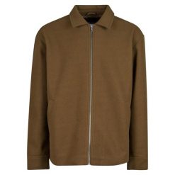 Kurtka Urban Classics Basic. Zielone kurtki męskie Urban Classics, m, bez wzorów, z materiału, eleganckie, bez kaptura. Za 315.55 zł.