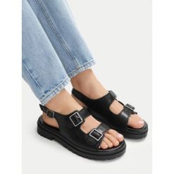 Sandały G-Star. Czarne sandały damskie G-Star, bez wzorów, bez obcasa, na płaskiej podeszwie, bez zapięcia. Za 149.99 zł.