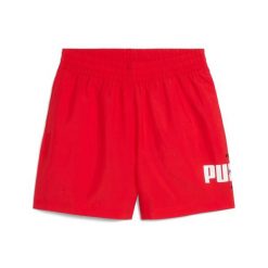 Szorty Puma ESS Logo Lab Woven 5". Czerwone szorty męskie Puma, bez wzorów, eleganckie. Za 118.05 zł.