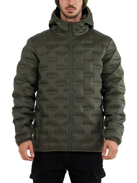 Kurtka Męska Fundango Smoke. Zielone kurtki sportowe męskie FUNDANGO, na zimę, l, bez wzorów, z materiału, bez kaptura, trekkingowe. Za 399.00 zł.