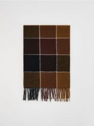 Szalik z wełną - beżowy. Brązowe szaliki męskie Reserved, bez wzorów, z wełny. Za 119.99 zł.