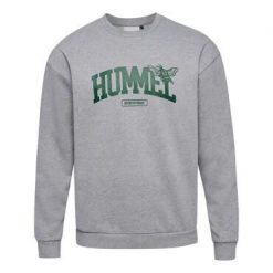 Luźna bluza z okrągłym dekoltem Hummel University Bee. Szare bluzy męskie Hummel, m, bez wzorów, bez ramiączek, bez kaptura. W wyprzedaży za 165.50 zł.