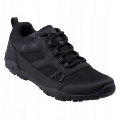 Buty Górskie Męskie Wemeno. Czarne trekkingi męskie MARTES, z gumy, bez zapięcia. Za 161.99 zł.