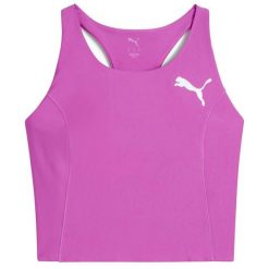 Puma W Raceday Ultraform Crop Bielizna Biustonosz Damskie. Czerwona bielizna sportowa damska Puma, l, bez wzorów. Za 254.35 zł.