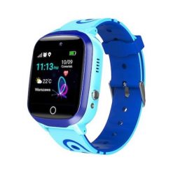 Smartwatch GoGPS K17 Niebieski (K17BL). Niebieskie zegarki smartwatch GoGPS, bez wzorów. Za 299.00 zł.