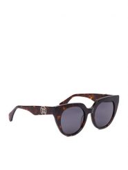 Nine West Okulary przeciwsłoneczne CEO-NW55247S Brązowy ciemny. Brązowe okulary przeciwsłoneczne damskie Nine West. Za 179.99 zł.