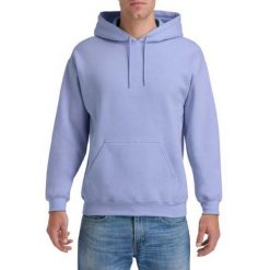 Bluza Z Kapturem Dla Dorosłych Unisex Heavy Blend. Fioletowe bluzy męskie GILDAN, m, bez wzorów, bez ramiączek, z kapturem. Za 73.99 zł.