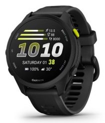 Zegarek Garmin Forerunner 70 43mm Black. Czarne zegarki sportowe Garmin, bez wzorów. Za 1,140.99 zł.