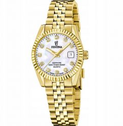 Zegarek Festina Zegarek damski Festina F20089-1 CYRKONIE złoty. Żółte zegarki damskie Festina, złote. Za 1,479.00 zł.