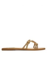 KARL LAGERFELD Klapki Olympia II KL87406 Złoty. Żółte klapki damskie KARL LAGERFELD, bez wzorów, z syntetyku, bez obcasa, bez zapięcia. Za 547.99 zł.