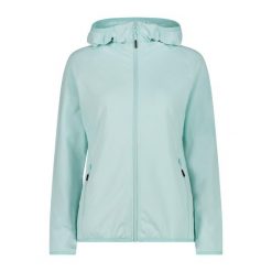 Damska kurtka z kapturem CMP. Niebieskie kurtki sportowe damskie CMP, xs, bez wzorów, bez ramiączek, z kapturem, trekkingowe. Za 340.00 zł.